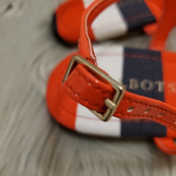 Talbots Clare 4 Hibiscus Stripe Sandal Sz 6 - Picture 7 of 10